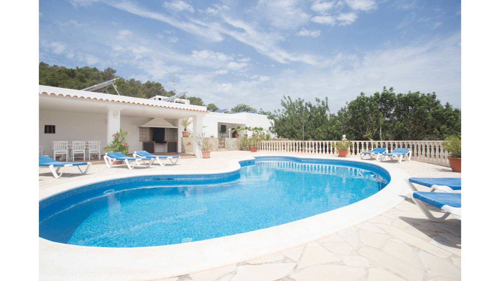 Villa für 8 Personen mit Terrasse in Sant Antoni de Portmany, Ibiza Westen
