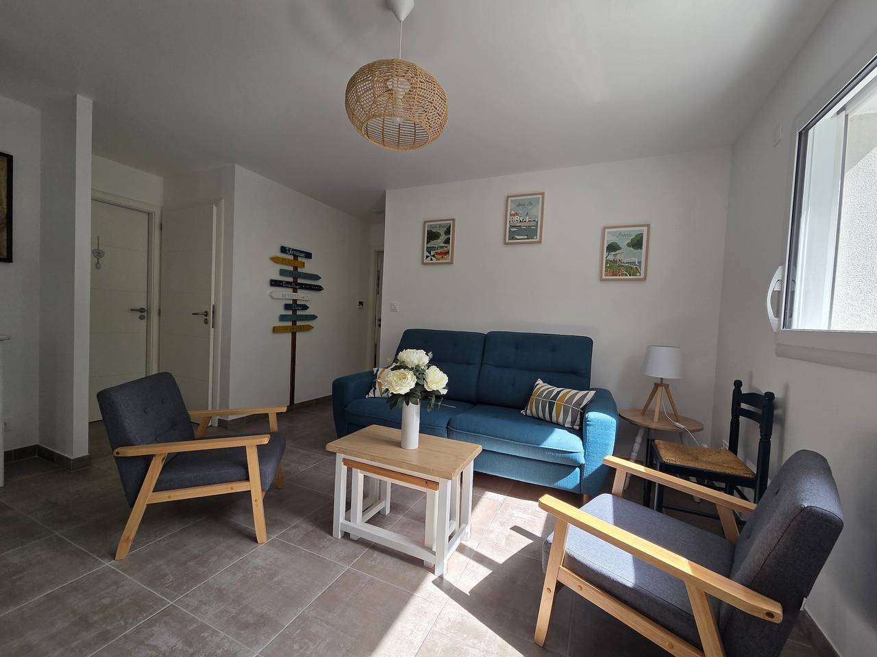 Appartement entier, Appartement neuf 62 m², 5 couchages, à 250 m de la plage - balcon, jardin privé, et parking inclus in Saint-Brevin-les-Pins, Côte de Jade