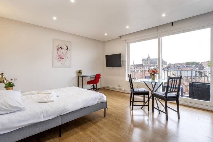 Gîte pour 2 personnes, avec Balcon à Metz