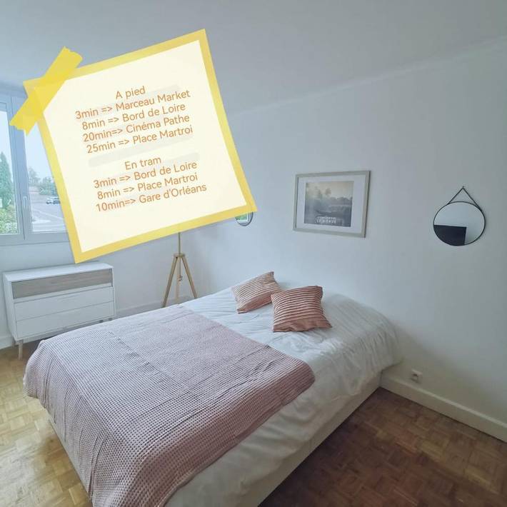 Gîte pour 2 personnes à Saint-Jean-le-Blanc