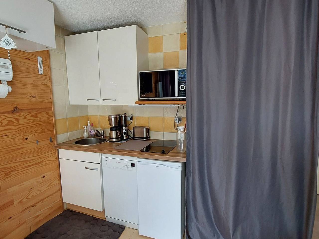 Estudio entero, Estudio moderno en el centro, ideal para parejas in Mont-de-Lans, Les Deux Alpes