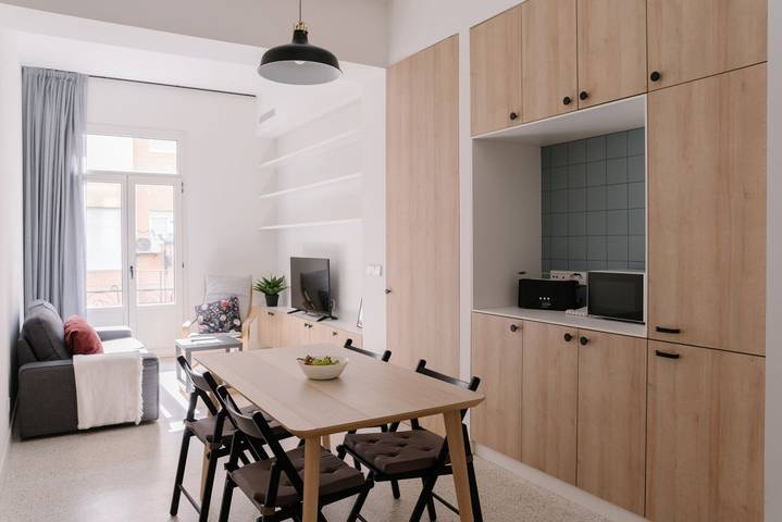 Ferienwohnung für 4 Personen, mit Balkon/Terrasse in Valencia - 3