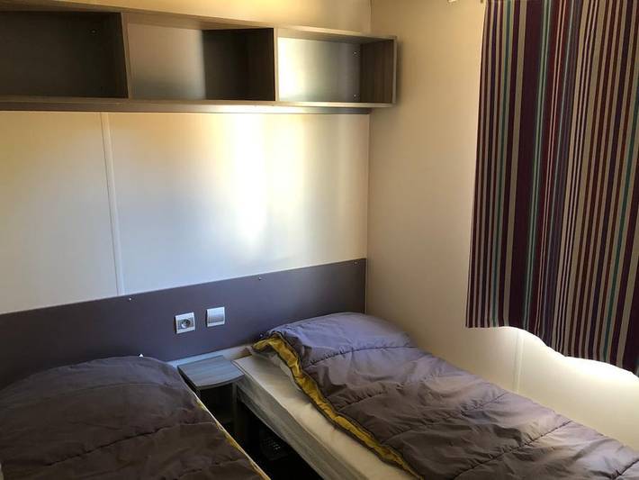 Camping Au Tylo Soleil - Mobilheim 6 personen - 38 Privilege Super Cordelia 32m² - 3 Schlafzimmer in Dauphin, Regionaler Naturpark Luberon