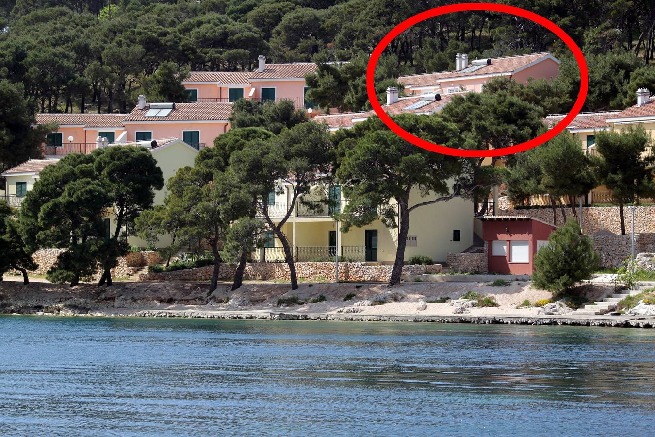 Ganze Wohnung, 1-Zimmer-Ferienwohnung am Strand Rogoznica A-3098-b in Rogoznica, Šibenik-Knin