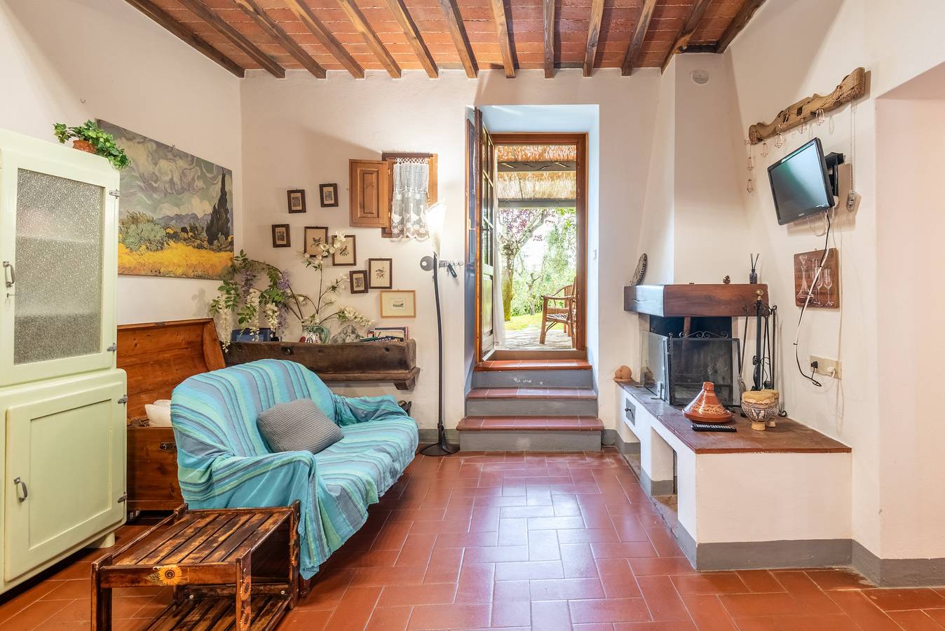 Hel lejlighed, Ferielejlighed for 5 personer med have in Gaiole i Chianti, Chianti