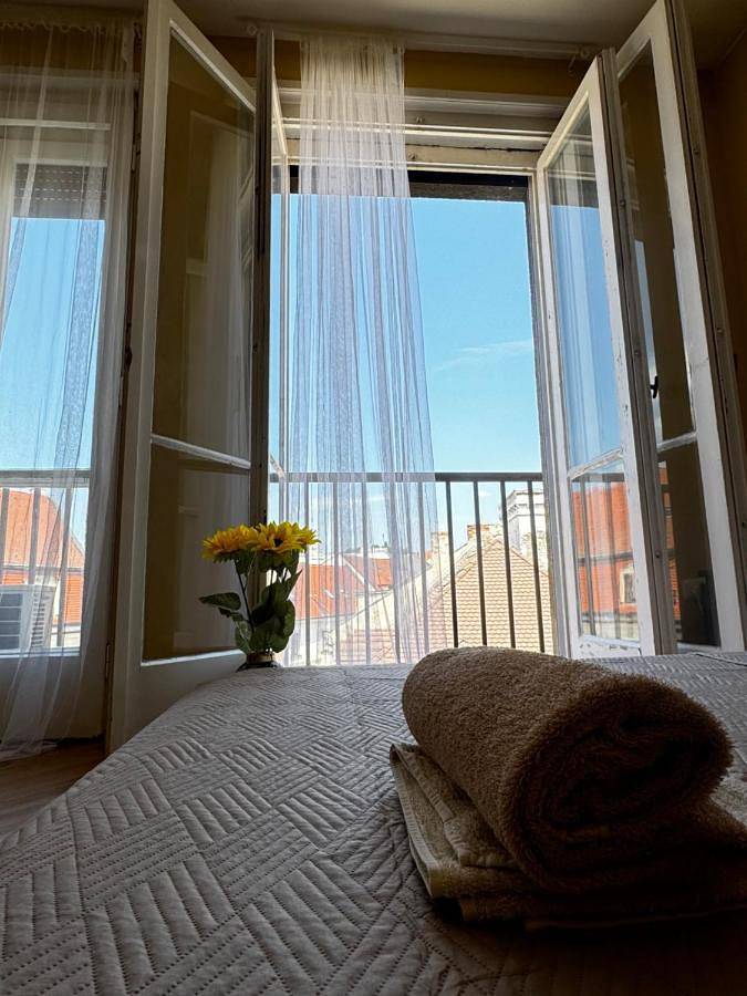 Chambre d’hôte pour 2 personnes, avec vue et balcon à Bratislava - 4