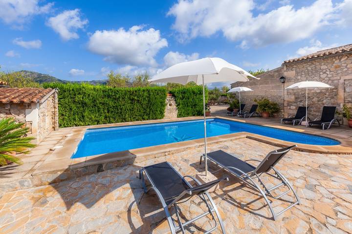 With panoramic views and private pool - Villa S'Alqueria Vell in Campanet, Majorca Center