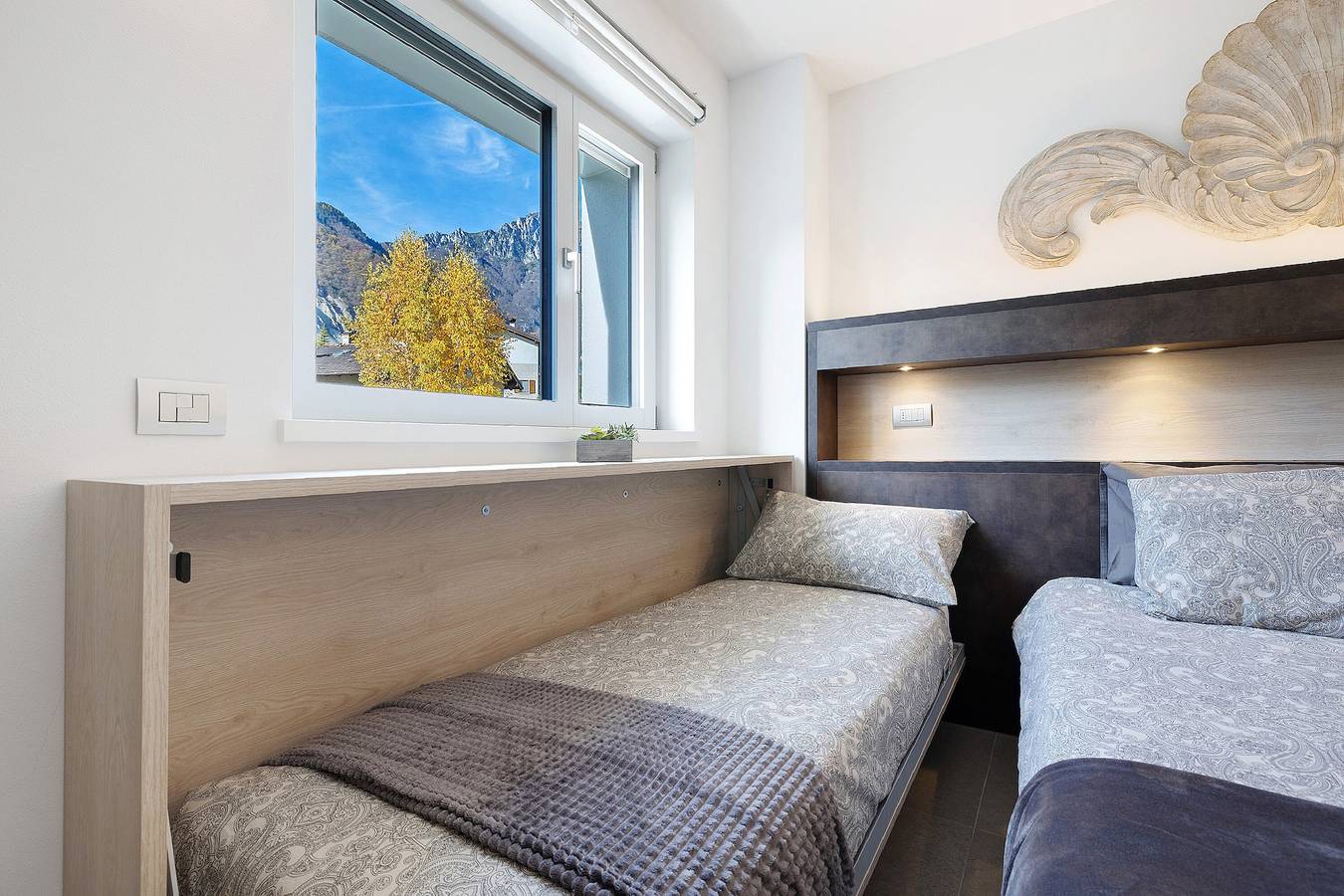 Zimmer 'Camera 102 - Eco Del Garda' mit Bergblick, Gemeinschaftspool und Wlan in Villa del Monte, Tenno