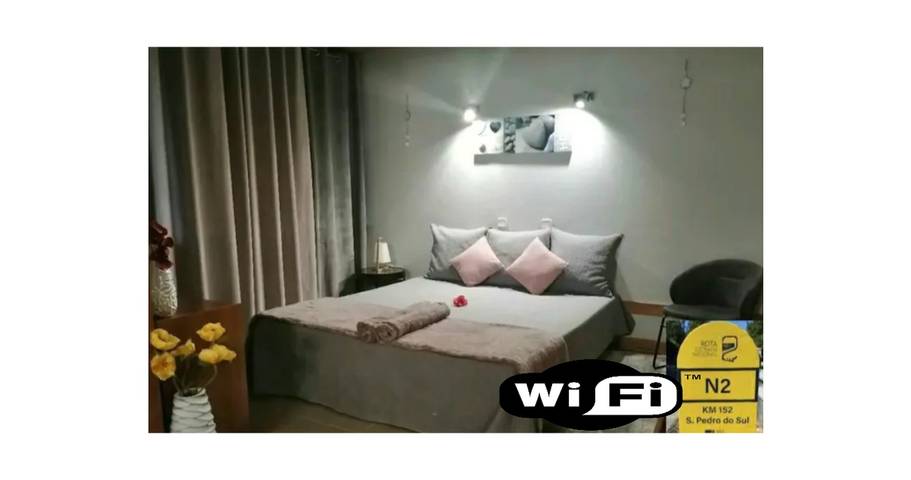Apartamento para 2 personas, con balcón y vistas al lago en Oliveira de Frades