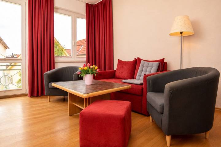 Apartament wakacyjny dla 2 osób, z balkon w Rostock
