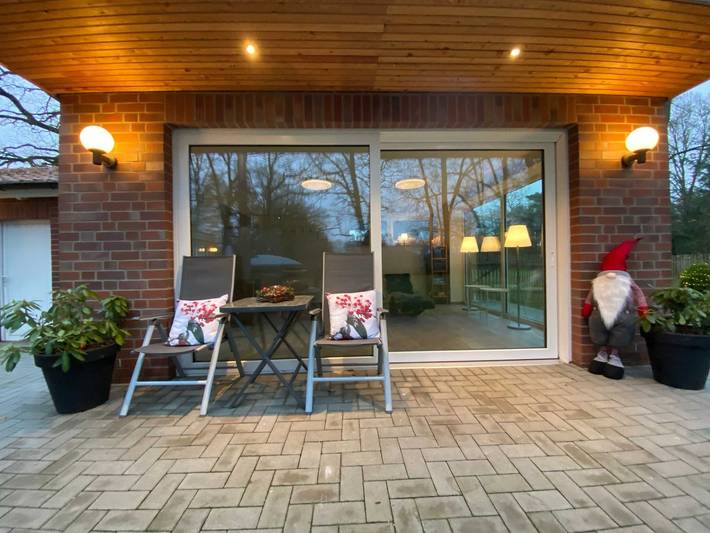 Ferienhaus für 11 Personen, mit Garten und Sauna sowie Ausblick, kinderfreundlich im Emsland - 4