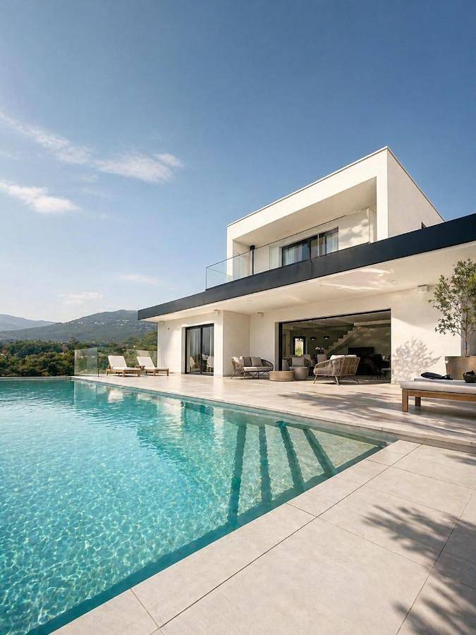 Chambre d’hôte pour 2 personnes, avec Terrasse et Jardin ainsi que Piscine et Vue à Propriano