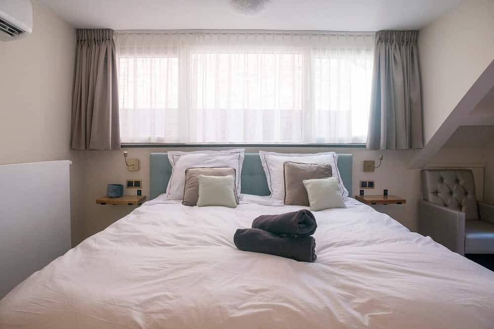 Geheel appartement, Onlangs gerenoveerd gebouw uit 1920 met queensize hotelbed, patio en gedeelde keuken. in Tilburg, Noord-Brabant