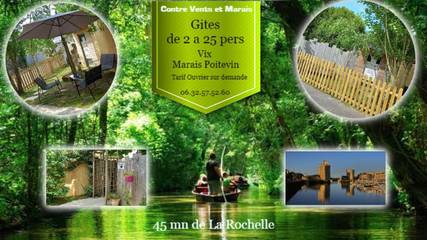 Gîte pour 17 personnes, avec jardin, animaux acceptés à Vix