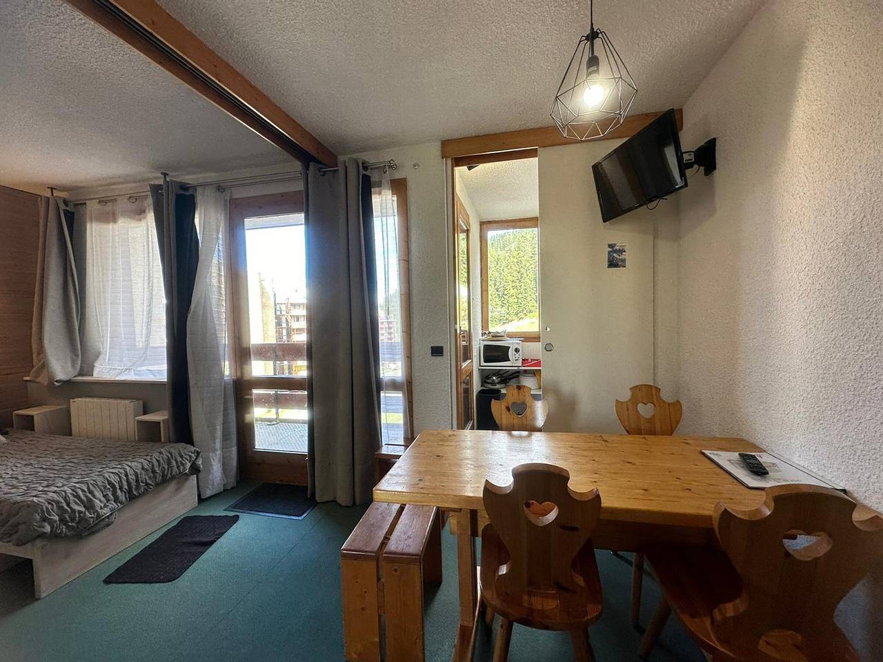 Ganzes Studio, Teilbares Studio 4 Pers. Komfort an der Piste in La Plagne, La Plagne-Tarentaise
