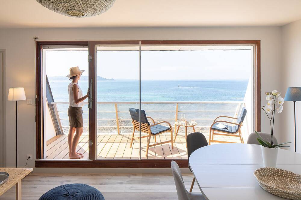 Trélévern: Casa con excepcionales vistas al mar. in Costa de granito rosa