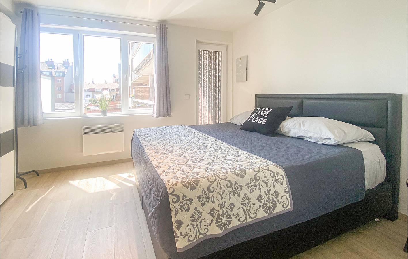 Apartamento vacacional entero, Apartamento de vacaciones para 3 personas con terraza in Ciudad de Ostende, Ostende