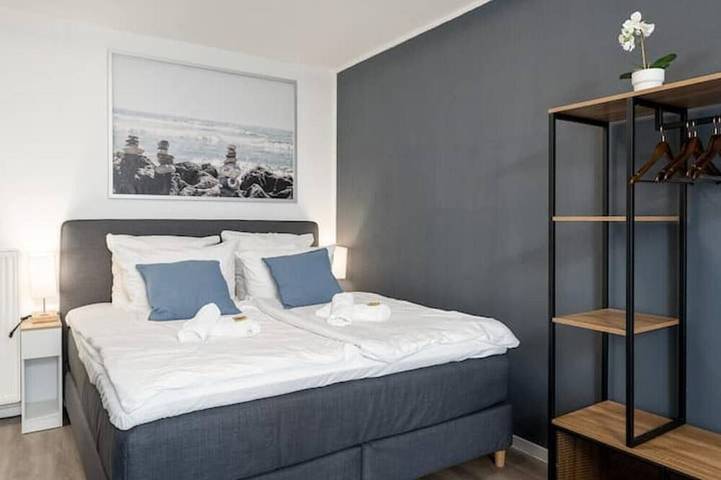 Appartement entier, Federnest: Luxus-studio Homeoffice 11 min Hbf in Homberg/Ruhrort/Baerl, Duisbourg