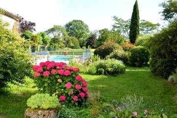 Maison d’hôte pour 2 personnes, avec jardin ainsi que terrasse et piscine à Saint-Pey-de-Castets