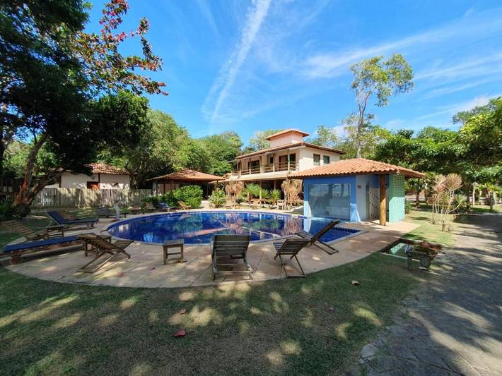 Pousadas para 4 pessoas, com vista e piscina e ainda sauna and jardim, com animais de estimação em Cumuruxatiba