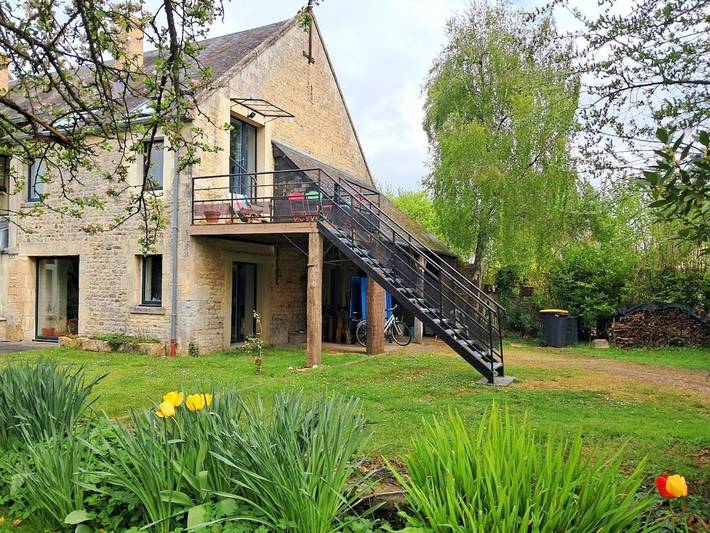 Gîte pour 4 personnes, avec vue et jardin, adapté aux familles à Barbery - 2