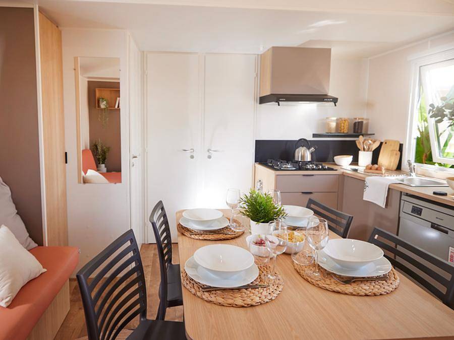 Camping Le Bontemps - Ciela Village - Mobilheim 6 personen - Ciela Confort - 3 Zimmer in Vernioz, Vienne und Umgebung