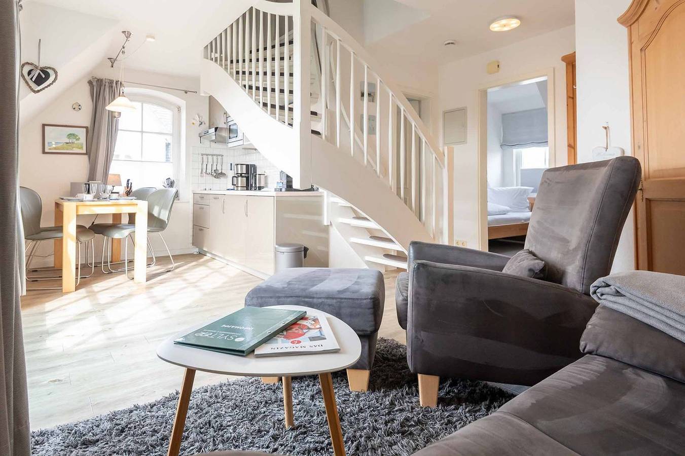 Ganze Wohnung, Strandnahe, schöne 3-Zimmer Ferienwohnung mit ca. 50 m², für bis 3 Personen in Wenningstedt, Sylt