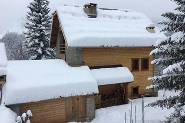 Chalet pour 9 personnes, avec balcon et jardin à Allos