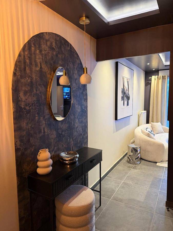 Appartement entier, L'Écrin Beige - Immersive suite with private Jacuzzi in Champlan, Essonne