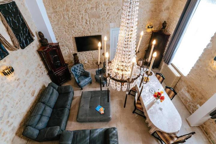 Location de vacances pour 2 personnes, avec jardin ainsi que vue et piscine dans Saint-Gervais (Gironde) - 4