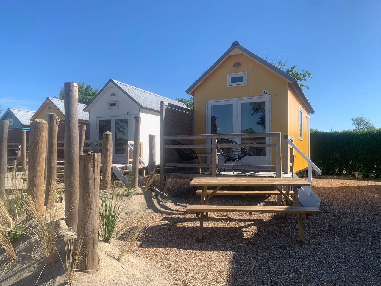 Charmantes Tiny House für 4 Personen mit Terrasse, Haustiere willkommen in Ellemeet in Ellemeet, Zeeuwse Kust