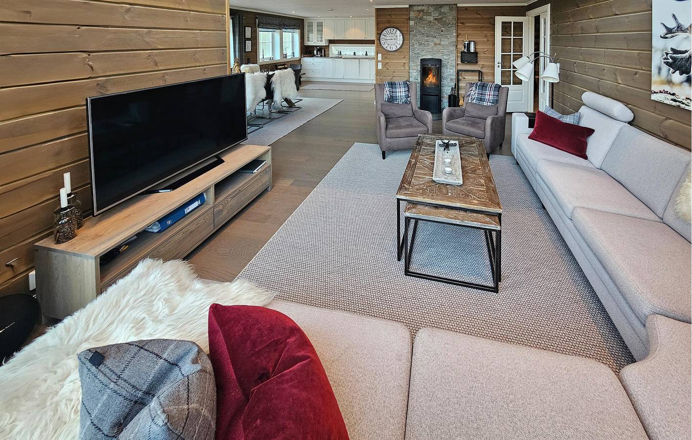 Ferienhaus für 18 Personen mit Garten in Vinje