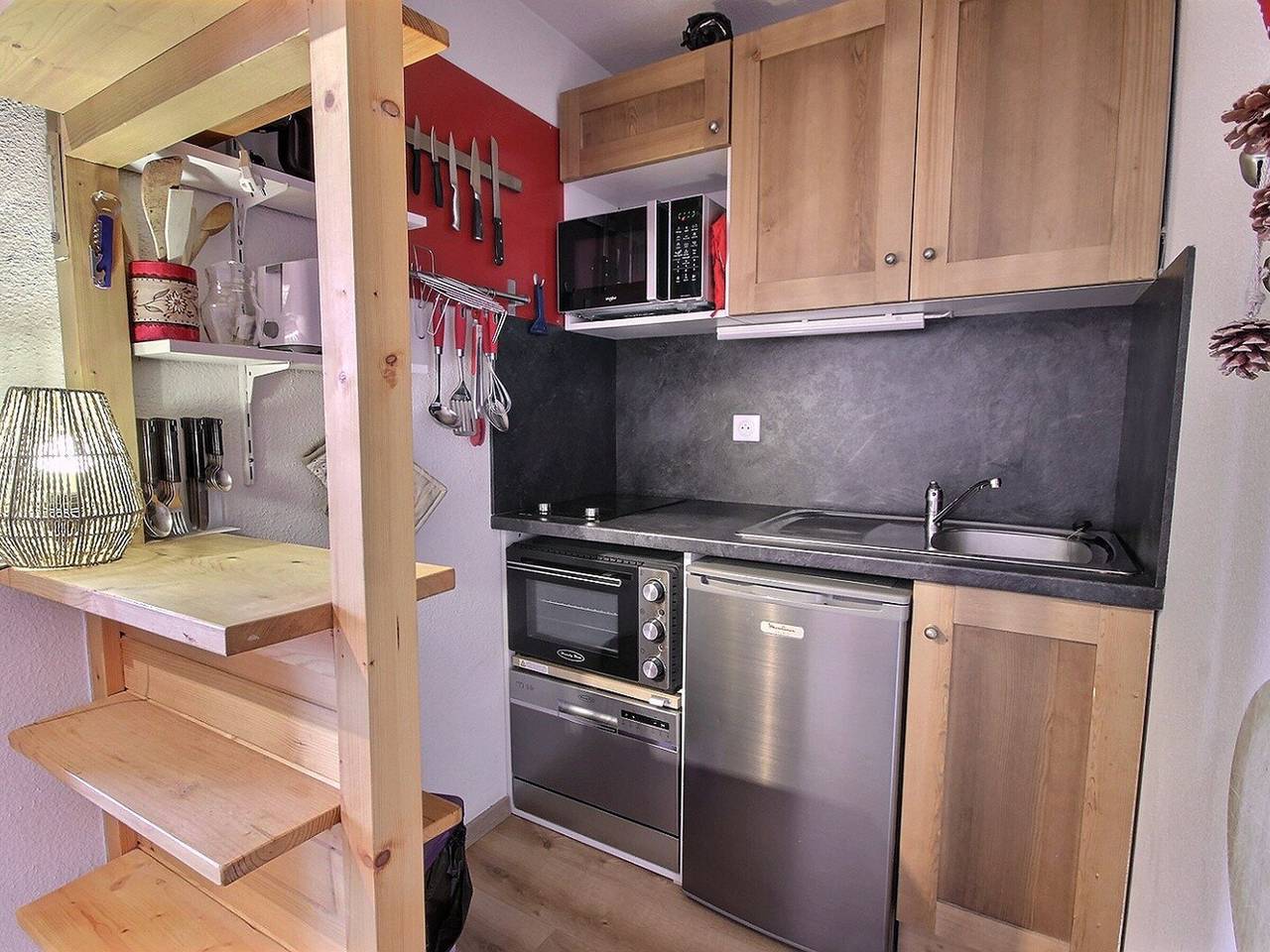 Appartement entier, Charmant 2 pièces à Vallandry, 4 personnes, proche pistes et commerces in Landry, Parc National de la Vanoise