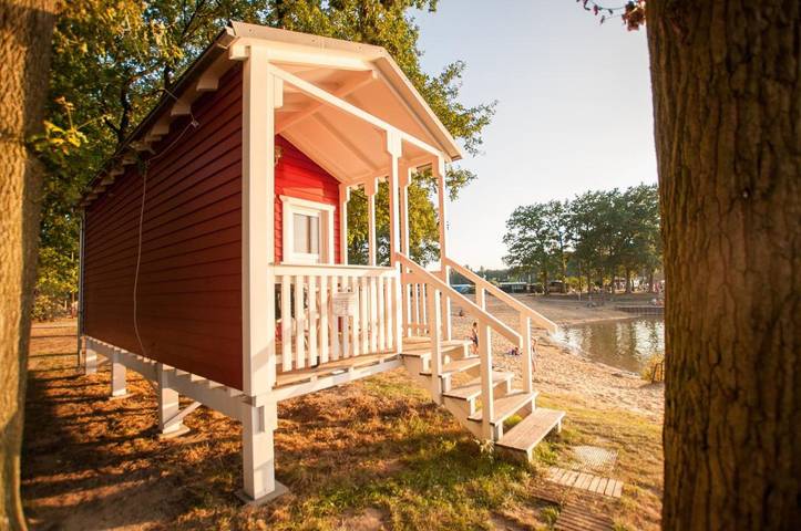 Zelt für 2 Personen, mit Terrasse und Garten sowie Seeblick und Ausblick in Haltern am See - 4