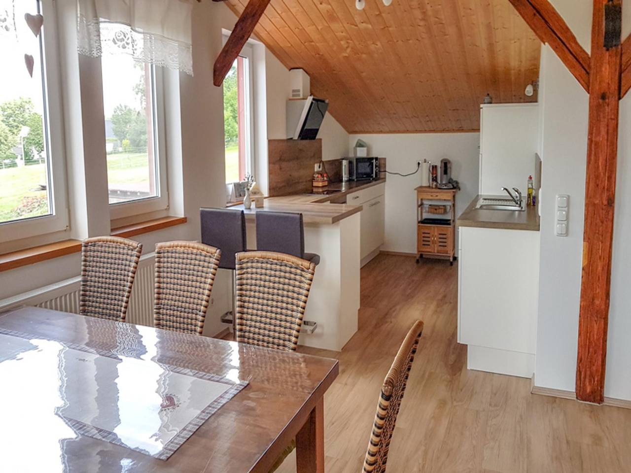 Ganze Wohnung, Ferienwohnung Ruf - Ferienwohnung - Alte Scheune in Küps, Oberfranken