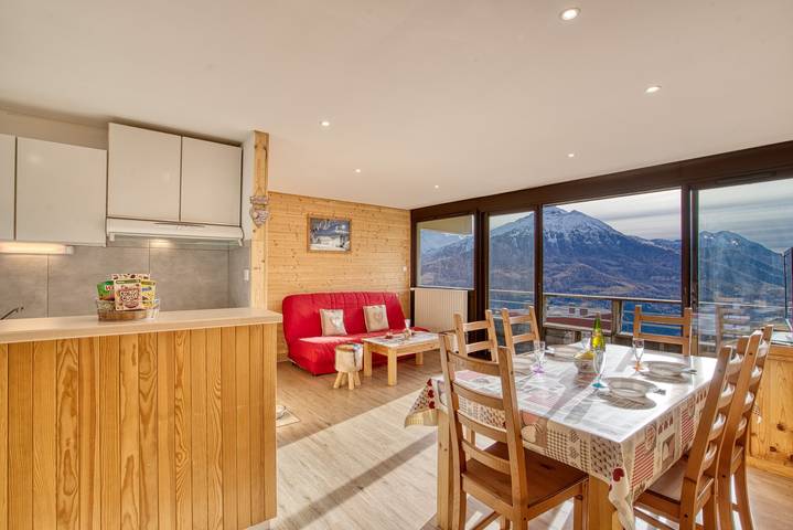 Maison de vacances pour 4 personnes, avec balcon à Orcières