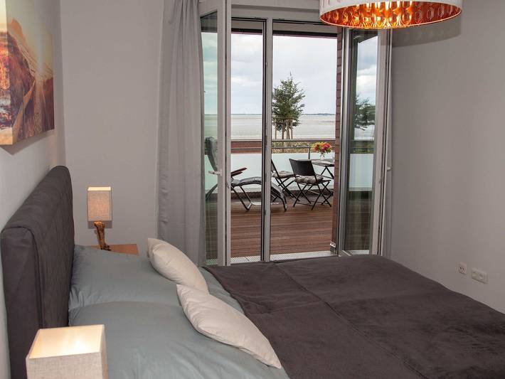 Ferienwohnung für 5 Personen, mit Ausblick und Terrasse, mit Haustier am Südstrand Wilhelmshaven - 3