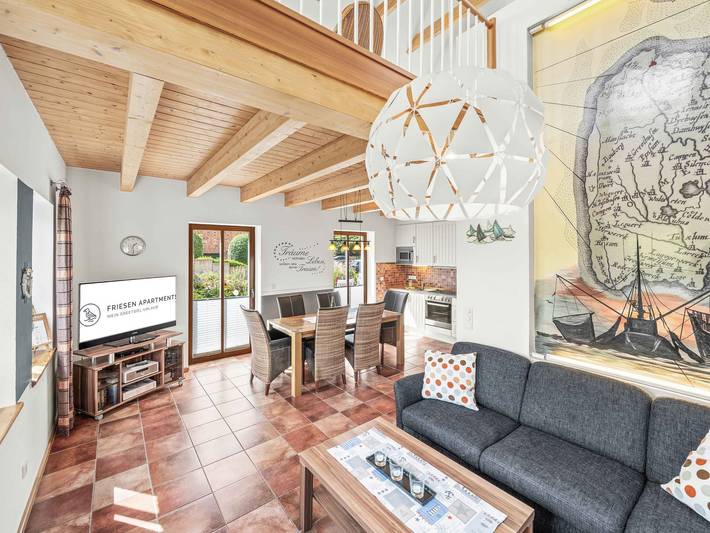 Ferienhaus für 6 Personen, mit Garten und Terrasse sowie Seeblick, kinderfreundlich in Landkreis Aurich - 2