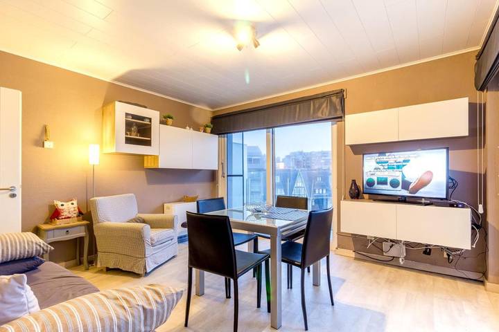 Apartament wakacyjny dla 4 osób, z balkon i widok w Westende