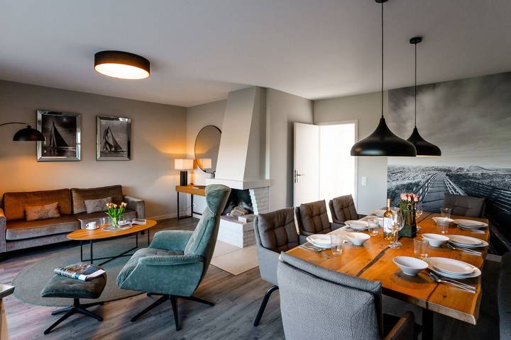 Ferienhaus für 6 Personen, mit Balkon und Terrasse sowie Garten in Morsum