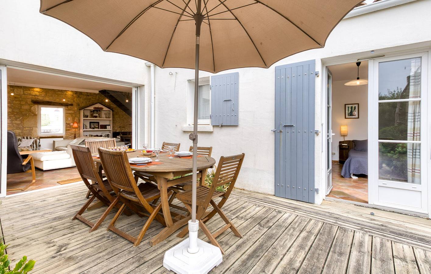 Apartamento con vistas al mar, jardín y aparcamiento, a 500 m de la playa in La Cotinière, Saint-Pierre-d'Oléron