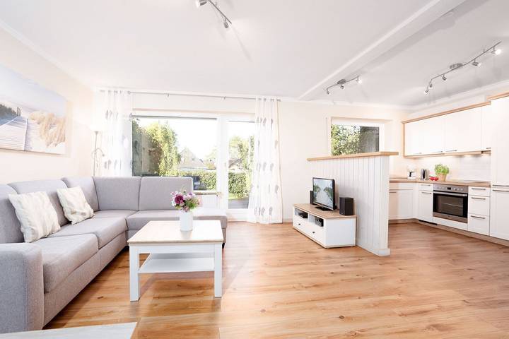 Ferienwohnung für 4 Personen, mit Garten