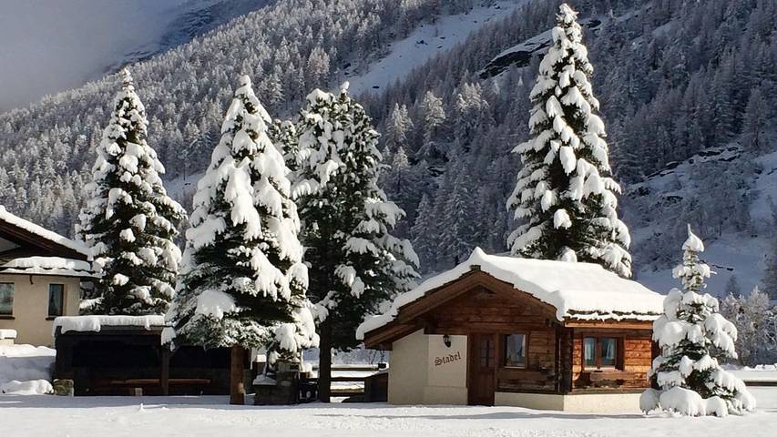 Ferienhaus für 2 Personen, mit Garten, mit Haustier in Saas-Grund