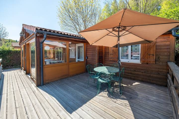 Chalet "Le Sotré" con terrazza privata, giardino privato e Wi-Fi in Corcieux, Parco naturale regionale dei Ballons des Vosges