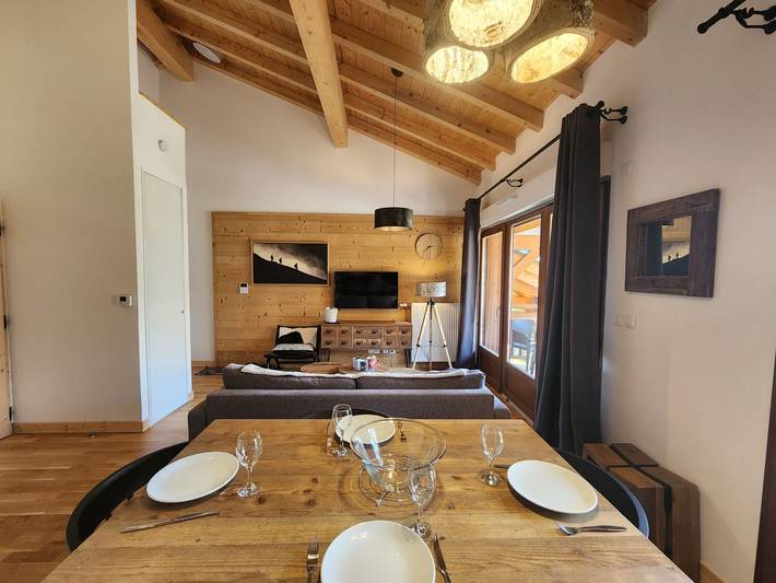 Gîte pour 4 personnes, avec balcon en Haute-Savoie