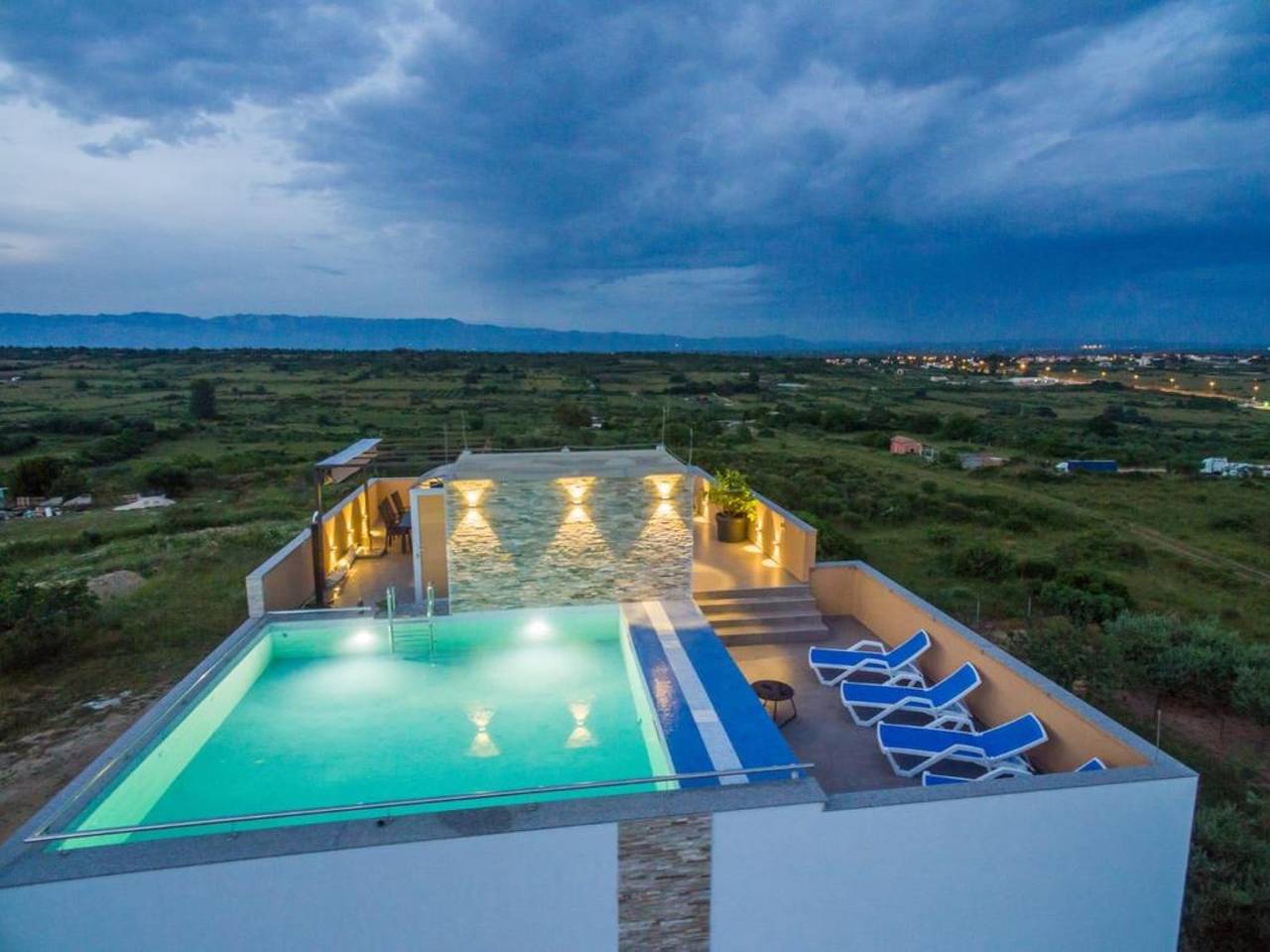 Villa Panorama with rooftop pool in Zadar city, Zadar (Municipality)