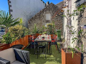 Cottage pour 12 personnes, avec terrasse, animaux acceptés dans Chapelle de Saint-Cado