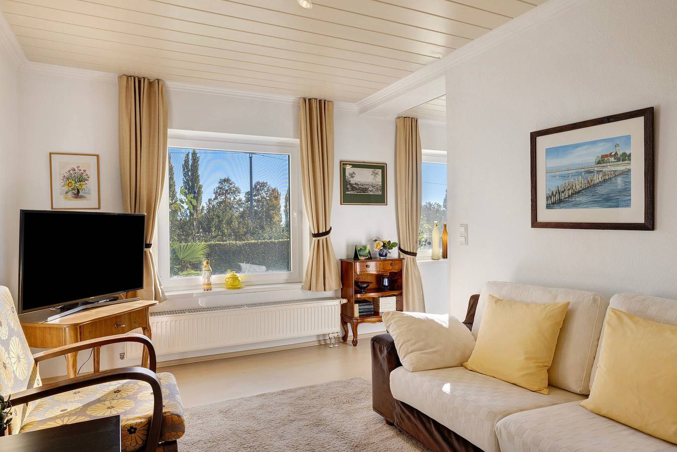 Ganze Wohnung, Ferienwohnung Haus Amann" mit privater Terrasse, Gemeinschaftsgarten und Wi-Fi in Wasserburg (Bodensee), Bayerisch Schwaben