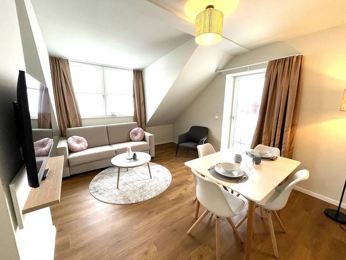 Ferienwohnung für 4 Personen, mit Ausblick und Sauna sowie Balkon in Bodstedt