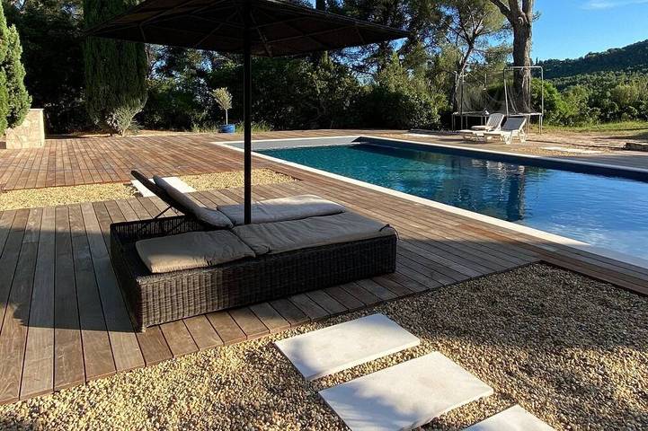 Maison de vacances pour 4 personnes, avec piscine ainsi que jardin et terrasse - 1